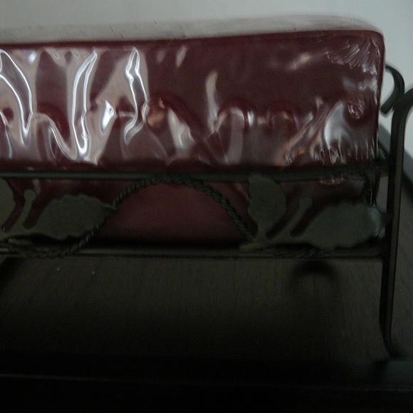 5 burner Brick Candle on iron holder two piece set - Picture 5 of 8